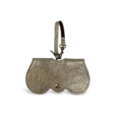 Etui à lunettes en cuir grainé PEANUT OH MY BAG