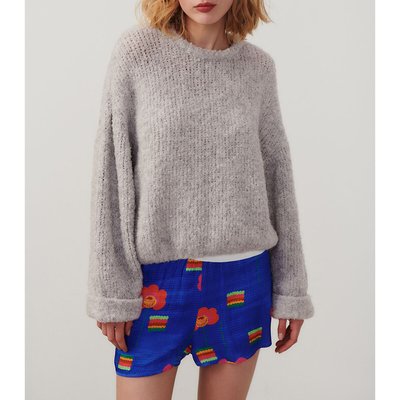 Zolly Wool Mix Jumper with Crew Neck AMERICAN VINTAGE