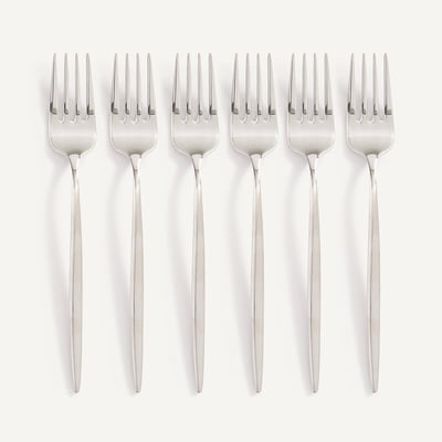 Lot de 6 fourchettes à gâteau en inox, NAGI AM.PM