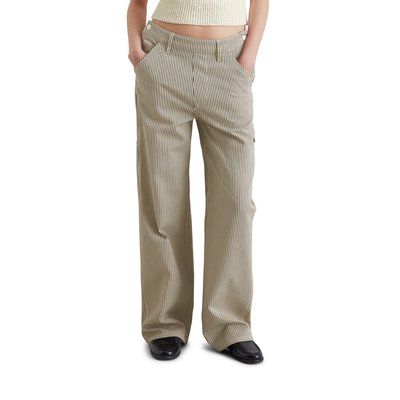 Pantalon de travail large en coton organique rayé MARC O’POLO DENIM