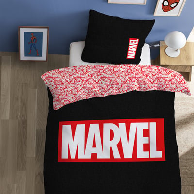 Parure de lit imprimée 100% coton, IDENTITY MARVEL
