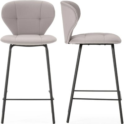 Lot de 2 tabourets en tissu - SVEA HOMIFAB