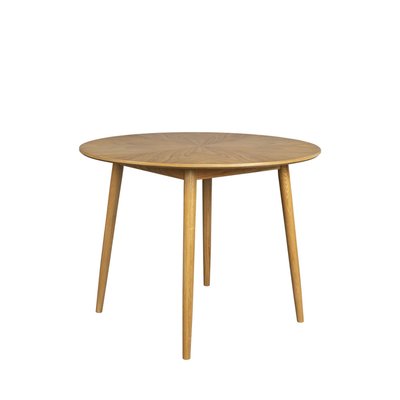 Table à manger 2 personnes ronde en bois - Fabio DRAWER