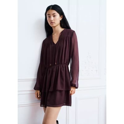 Robe texturée à perles MANGO TEEN