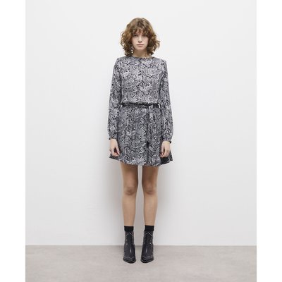 Robe évasée imprimée, courte, manches longues THE KOOPLES