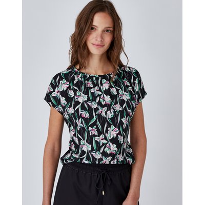 Tee-shirt bi-matière à volants DAMART