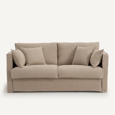 Schlafsofa Camille, gecrashtes Leinen AM.PM