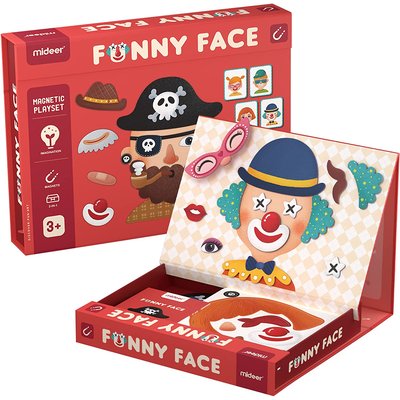 Coffret magnétique Funny Face 56 pcs MIDEER