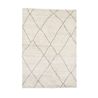 Tapis noué à la main en laine et viscose - Beni THEKO