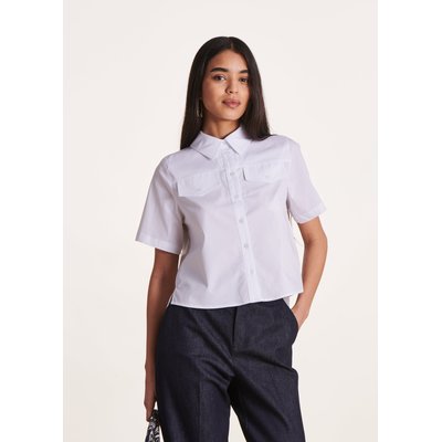 Chemise courte en popeline de coton LA FEE MARABOUTEE