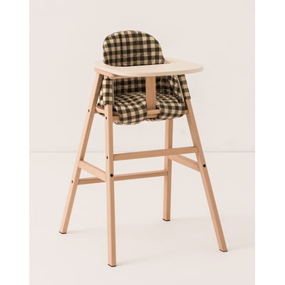 Ensemble chaise évolutive 3 en 1 avec plateau et coussin GROWING GREEN NOBODINOZ