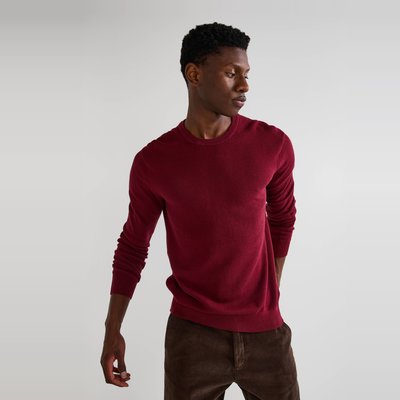 Pull cachemire homme bordeaux La Redoute