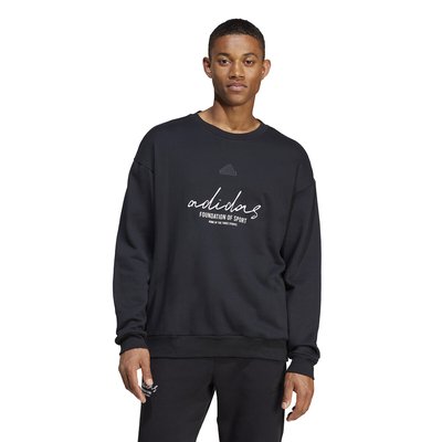 Sweat à col rond avec double logo adidas Performance