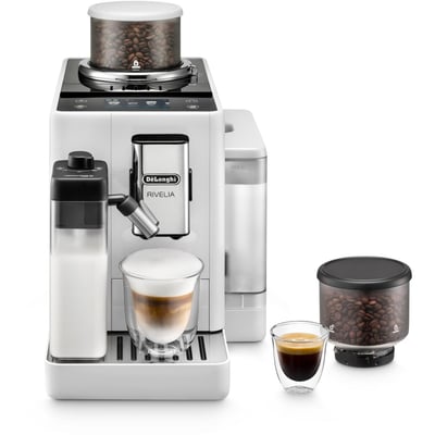 Expresso Broyeur FEB4455.W Rivelia Latte Blanche DELONGHI