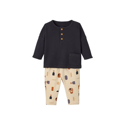 Ensemble T-shirt et pantalon en molleton VERTBAUDET