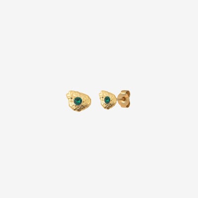 Boucles d'oreilles dorées - eleven CAROLINE NAJMAN