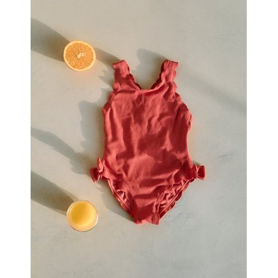 Maillot de Bain Côtelé avec Nœuds ZIPPY