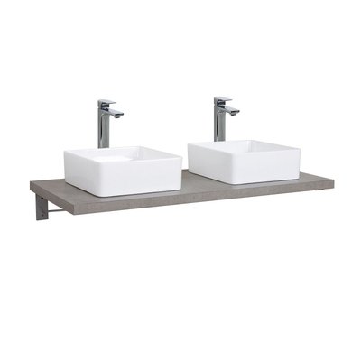 Plan de toilette suspendu double vasque WILL MOB IN