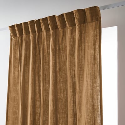 Rideau galon fronceur en 100% Gaze de Coton Terra EDEN