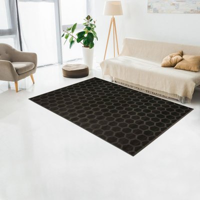 Tapis salon et chambre fait à la main en viscose motif scandinave UN AMOUR DE TAPIS