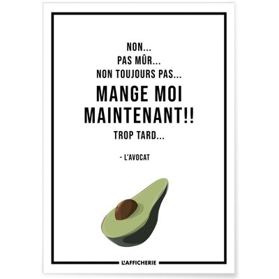 Affiche Avocat L'AFFICHERIE