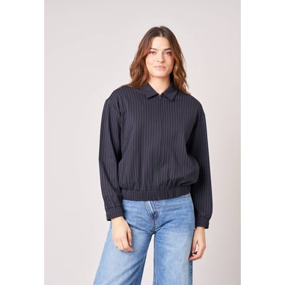 Blouson femme à fines rayures ALTHEA DEELUXE