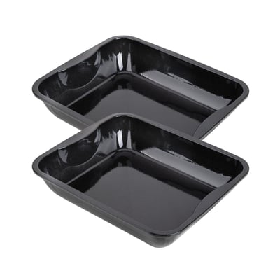Lot de 2 plats four 40/34/8 cm émaillé SPECIAL COOKING ZENKER