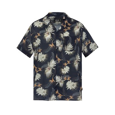 Kurzärmeliges Hemd aus 100% Viskose, Blumenmuster SCHOTT