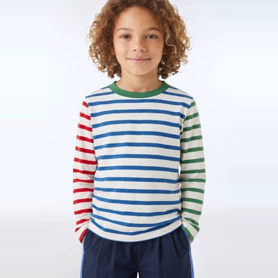 T-shirt manches longues imprimé en coton BIO GOTS MONOPRIX