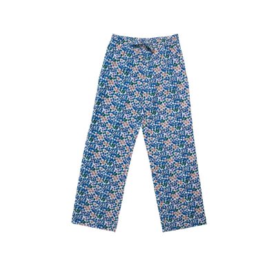 Pantalon en popeline de coton imprimé, Flower GABRIELLE PARIS