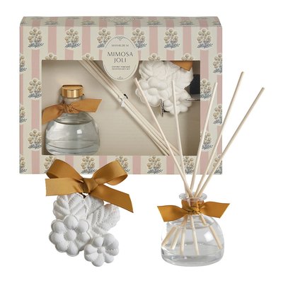Coffret diffuseur de parfum et décor - Mimosa Joli MATHILDE M