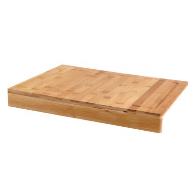 Planche à découper pour plan de travail en bambou - 44x33x5cm WADIGA