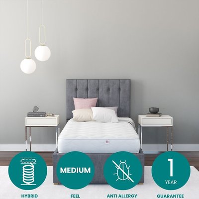 Aspire Essentials Pro Support Dual Memory Foam Hybrid Mattress ASPIRE