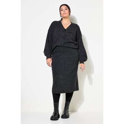 Robe midi en maille. Coupe Slim Shape. Effet STUDIO UNTOLD