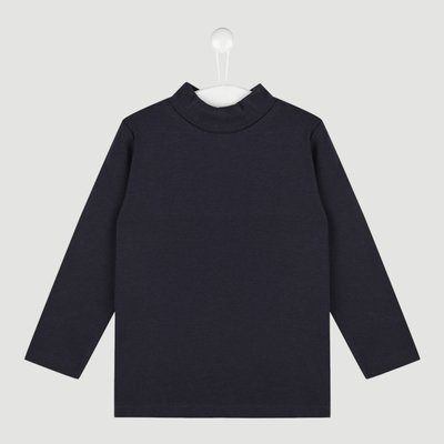 T-shirt manches longues col roulé uni en coton BIO BOUT'CHOU