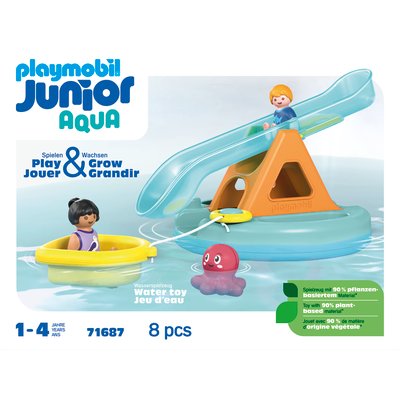 71687 - Ilôt avec toboggan aquatique PLAYMOBIL