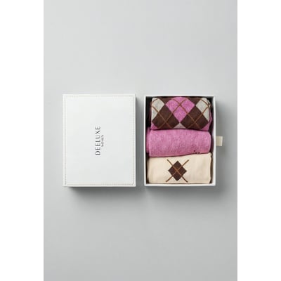 Chaussettes femme motif losanges DIAMOND DEELUXE