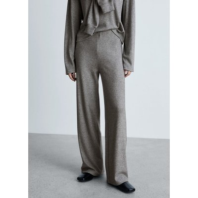 Pantalon droit maille MANGO