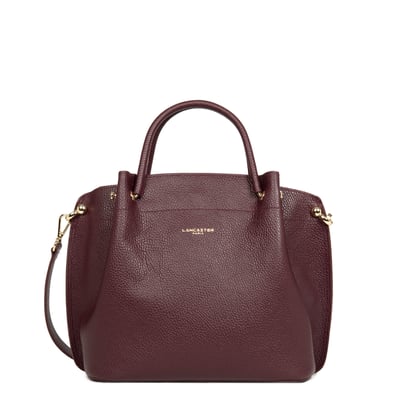 Sac à main zippé L en cuir, FOULONNE DOUBLE LOUISA LANCASTER