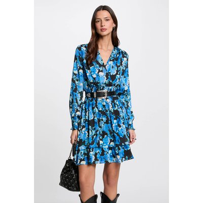 Robe courte cintrée imprimée MORGAN