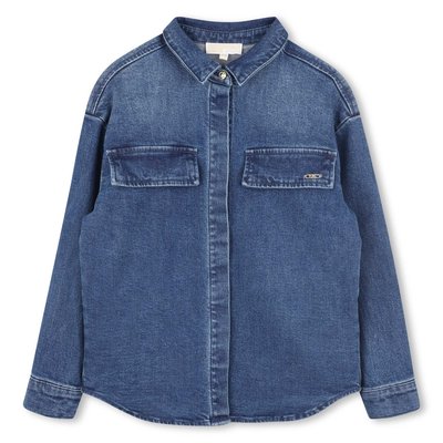 Chemise à manches longues en denim MICHAEL KORS