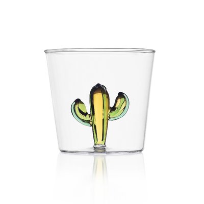 Verre Tumbler Cactus Green Amber ICHENDORF