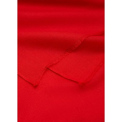 Foulard uni finitions effilochées MANGO