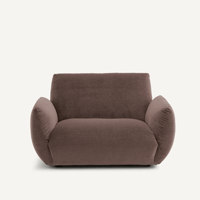Fauteuil en velours de lin, SPOGANO AM.PM