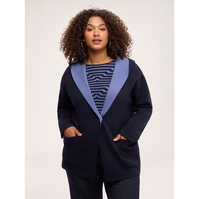 Manteau bicolore FIORELLA RUBINO