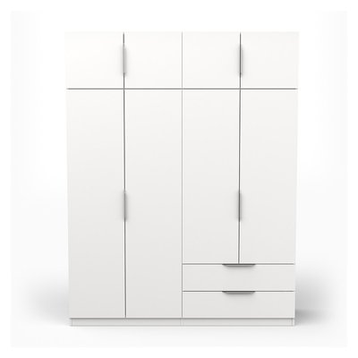 Armoire 8 Portes et 2 Tiroirs L157,3 cm - Ghost CALICOSY