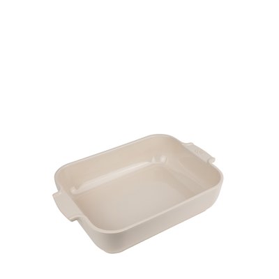 Plat four céramique rectangle écru 32 cm - 12,5' Appolia PEUGEOT