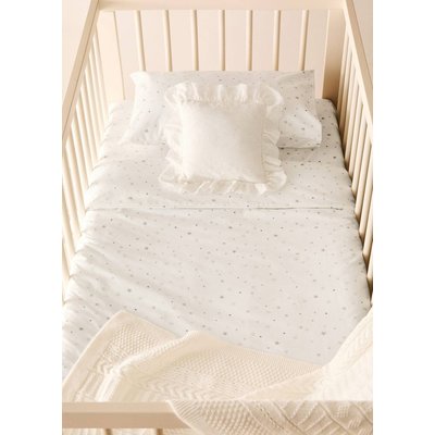 Housse de couette berceau percale de coton imprimé MANGO HOME