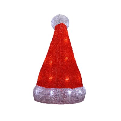 Bonnet de Noel lumineux 30 Led DOUCEUR D'INTÉRIEUR
