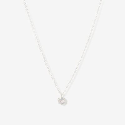 Collier pendentif zircon - argent garanti 925 BALABOOSTE